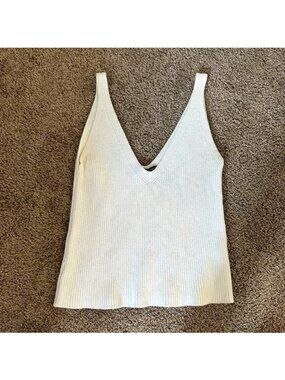 Brandy Melville Cream Knit Tank